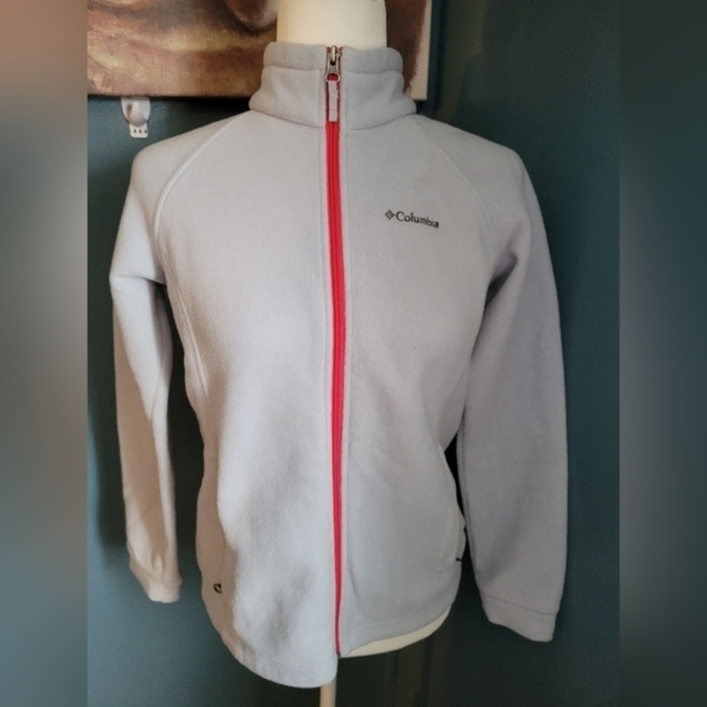 Columbia Youth girl XL fleece zip up‎ jacket